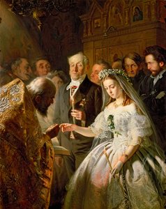 The Unequal Marriage by Vasili Vladimirovits Pukirev